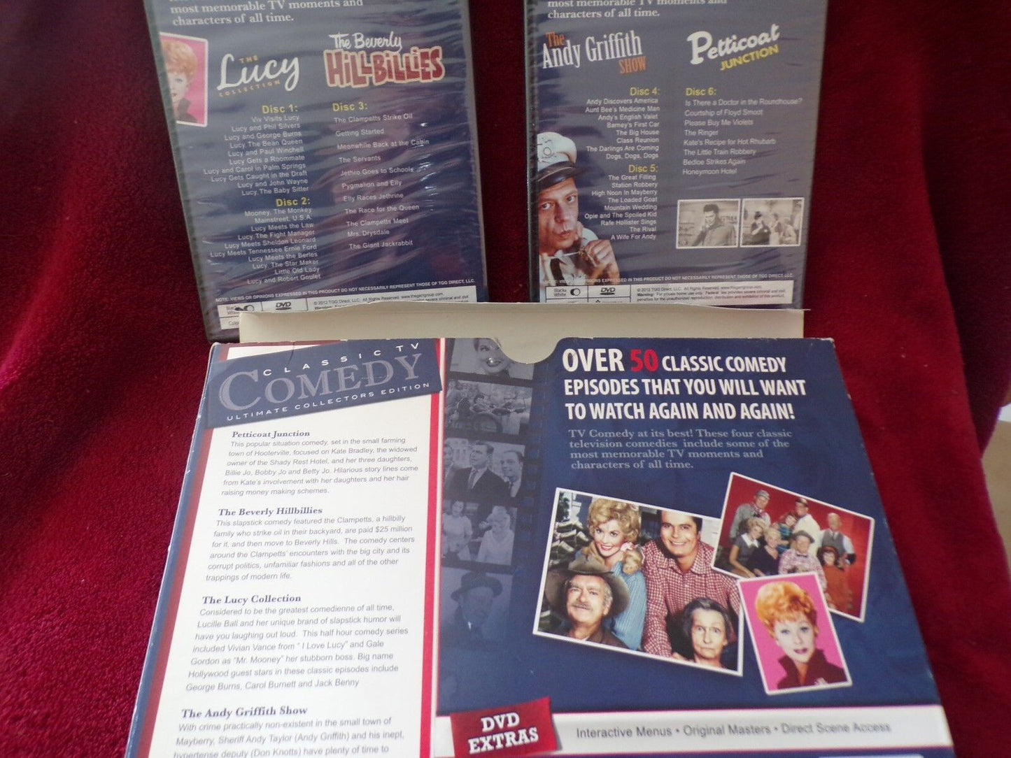 Classic Comedy DVD: 54 Classic Comedy Episodes/Lucy/Andy/The Clampets/Petticoat