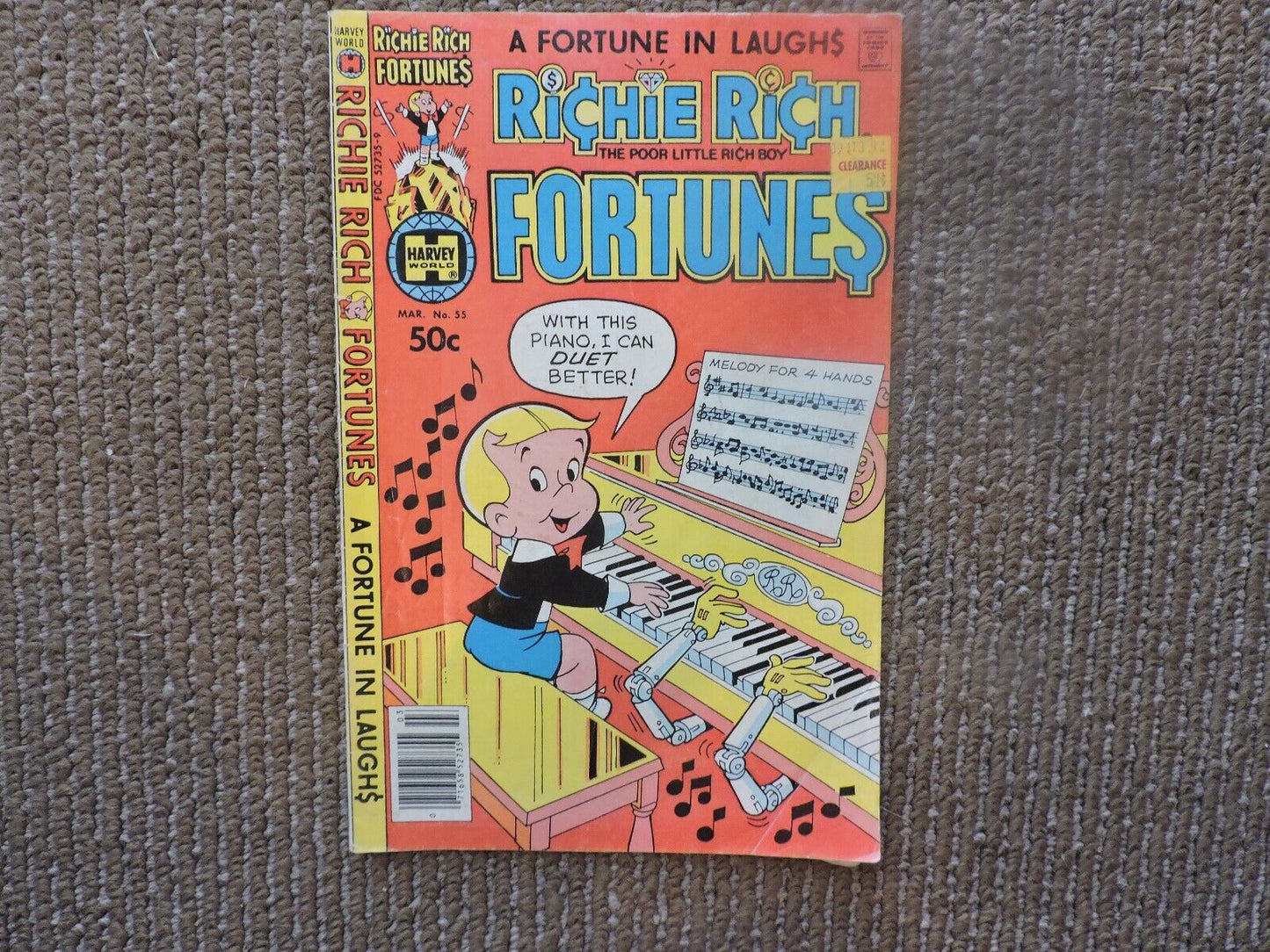 Richie Rich Fortunes Comic Book March 1981 no 55