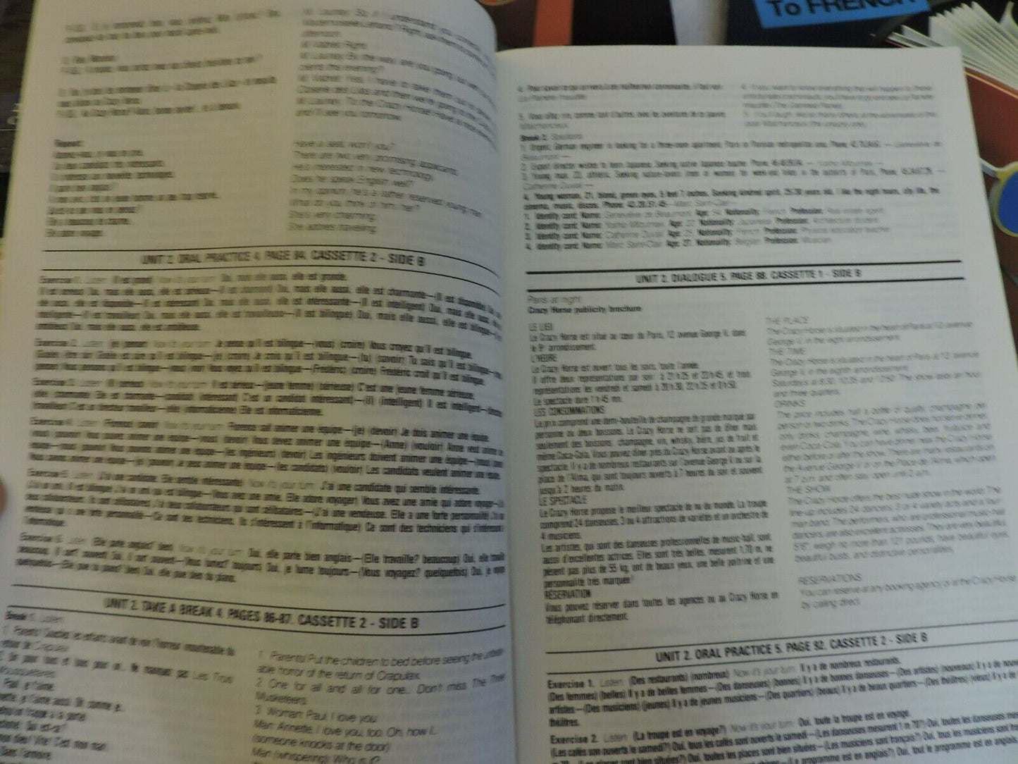 BARRON'S EXPRESS TRACK TO FRENCH: A TEACH YOURSELF PROGRAM 4 CASSETTES