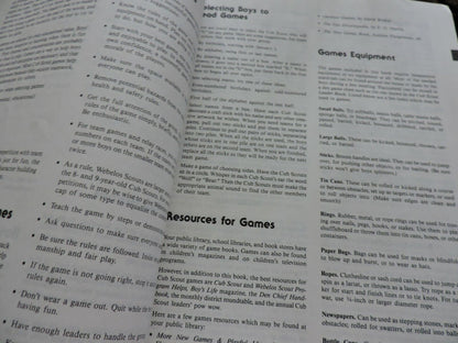 CUB SCOUT LEADER: HOW TO BOOK--GAMES, TRICKS, PUZZLES, CRAFTS, SKILLS  1991