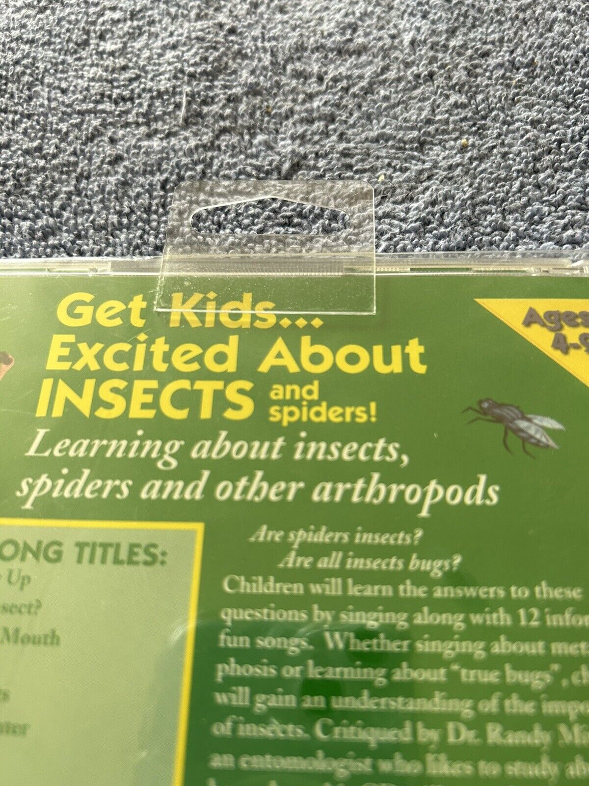 SCIENCE SERIES: INSECTS AND SPIDERS AGES 4-9  CD 1999