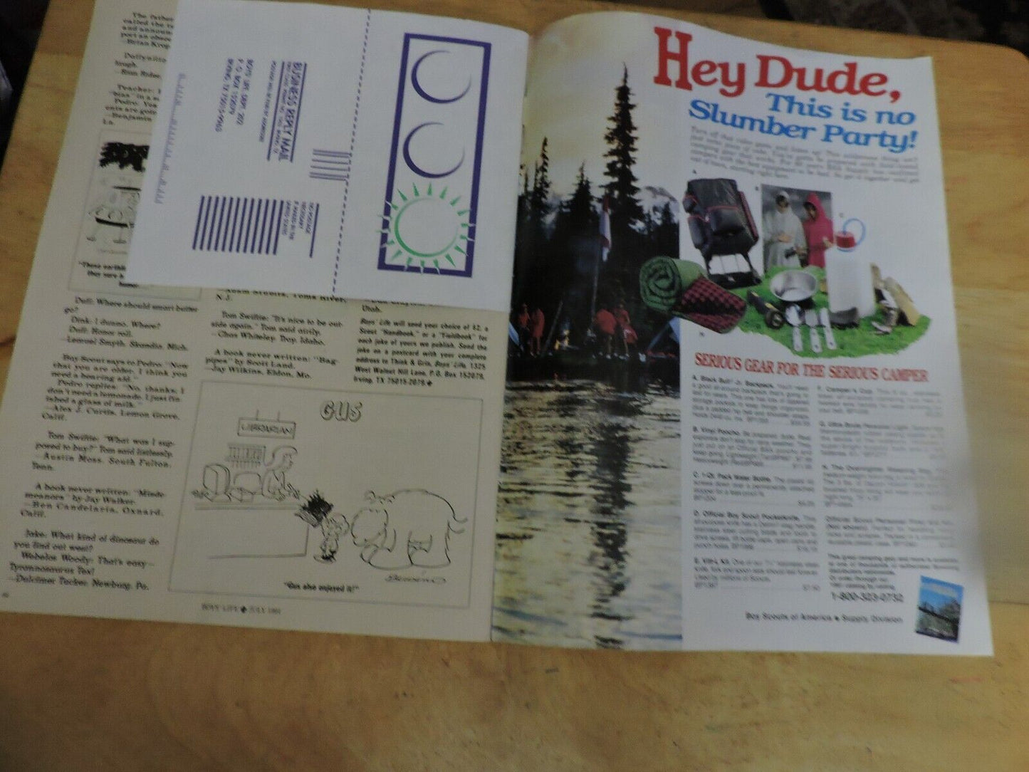 BOYS' LIFE MAGAZINE: JULY 1991, WELCOME HOME