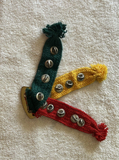 BOY SCOUTS WEBOLOS TRICOLOR RIBBON WITH 14 ACTIVITY PINS