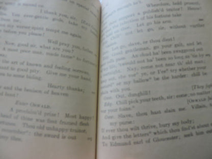 SHAKESPEARE'S KING LEAR--THE MACMILLIAM POCKET CLASSICS--1927