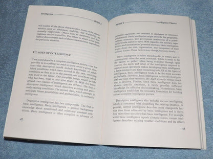 1997 Version: "Intelligence" how too's........U.S. Marine Corps