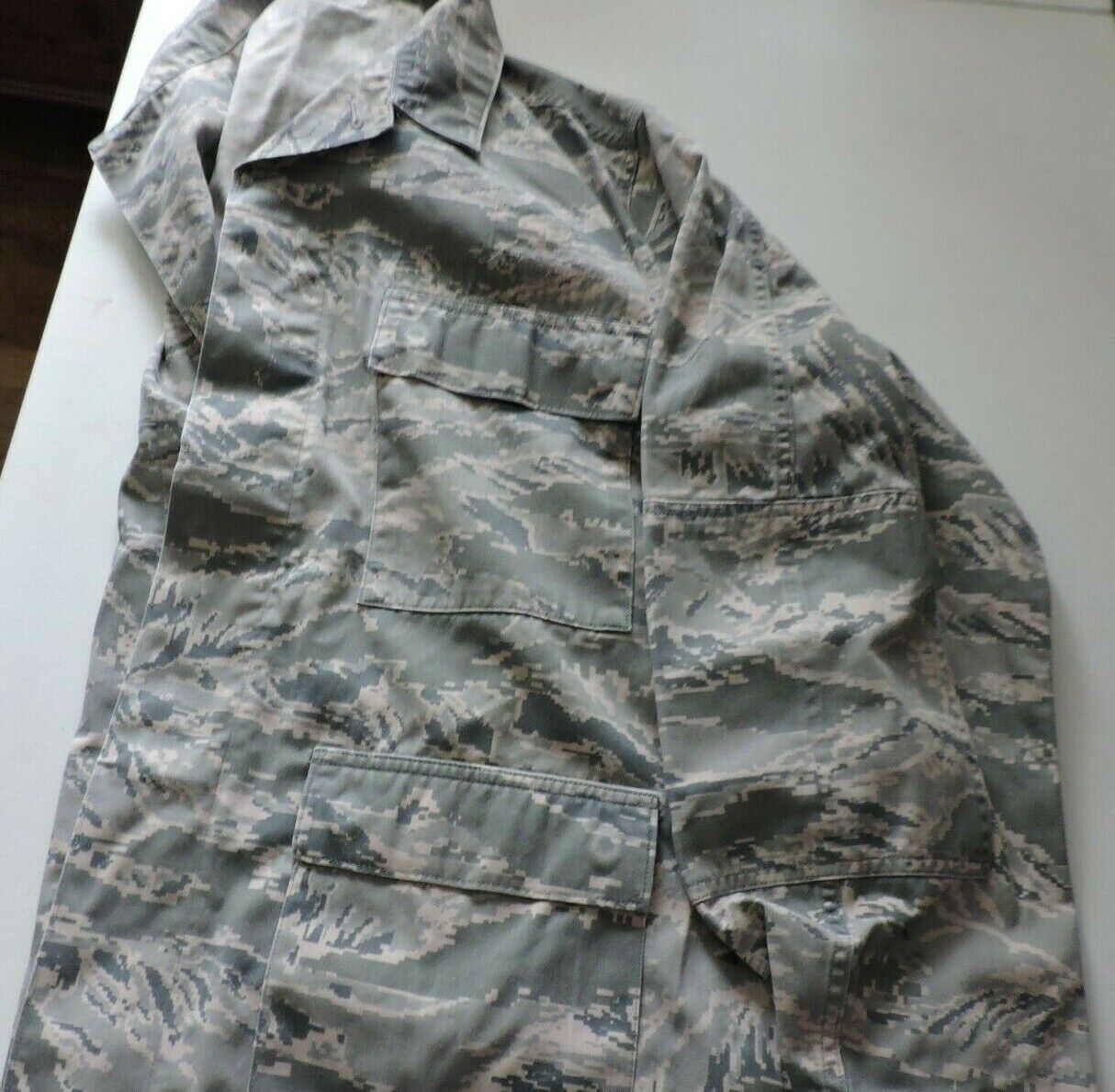 ARMY WOODLANDS CAMOUFLAGE SIZE 46 REGULAR UNIFORM SHIRT