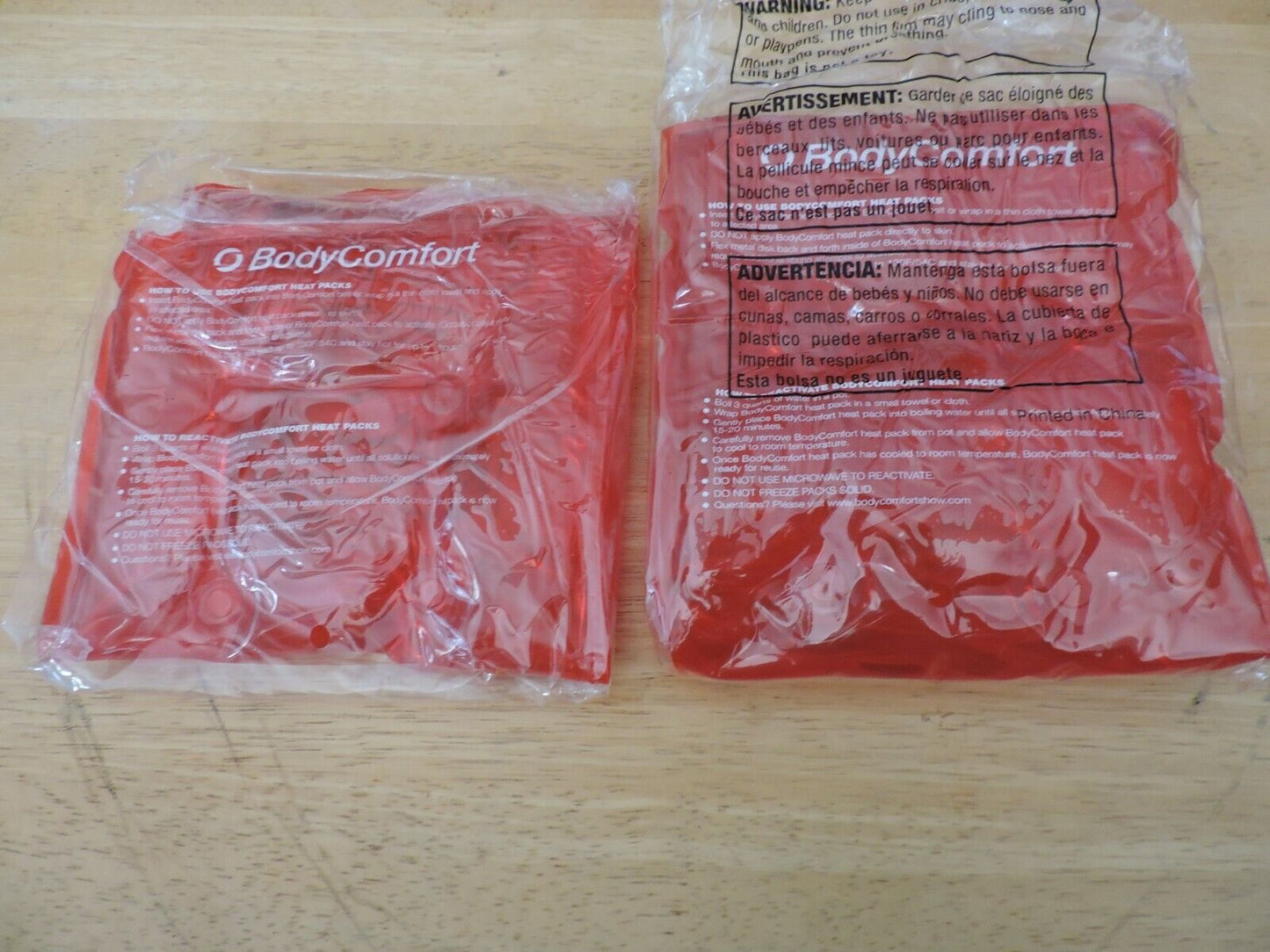Body Comfort Reusable Therapeutic Heat Pads (6 Pieces =13x6,11x6 and 4--3.5x2.5)