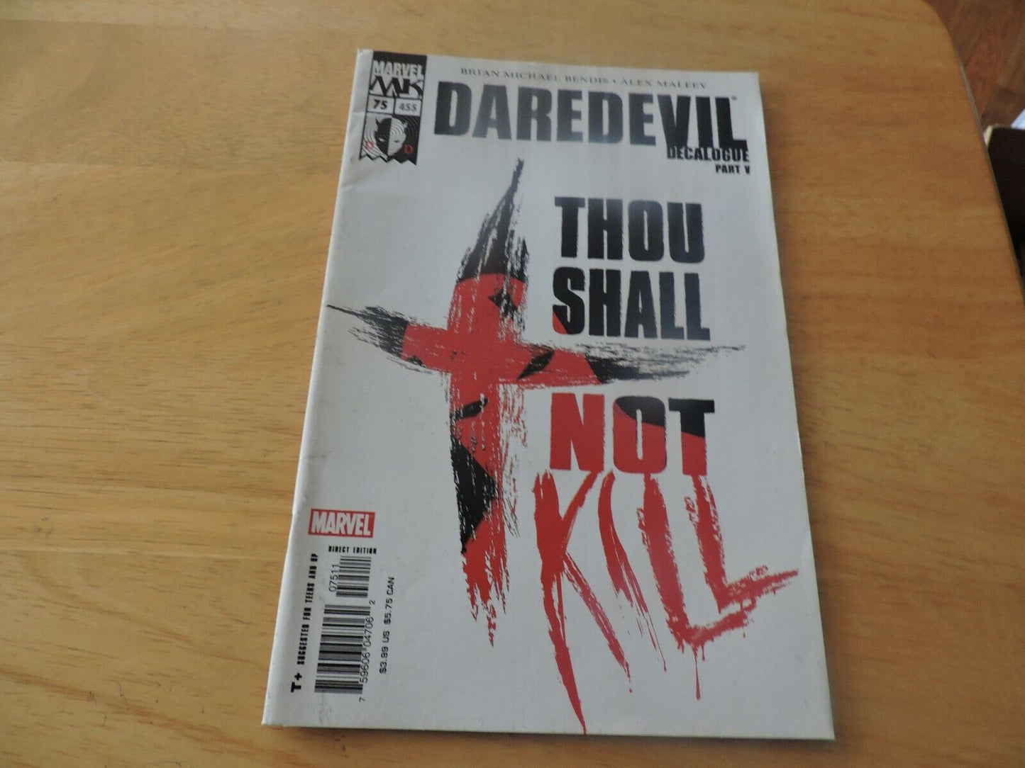 MARVEL KNIGHTS: DAREDEVIL DECALOGUE PART V: THOU SHALL NOT KILL SEPTEMBER 2005