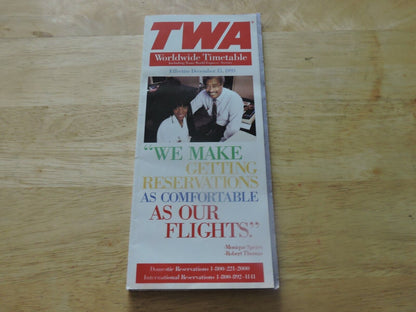 TWA Worldwide Timetable Effective December 15, 1993