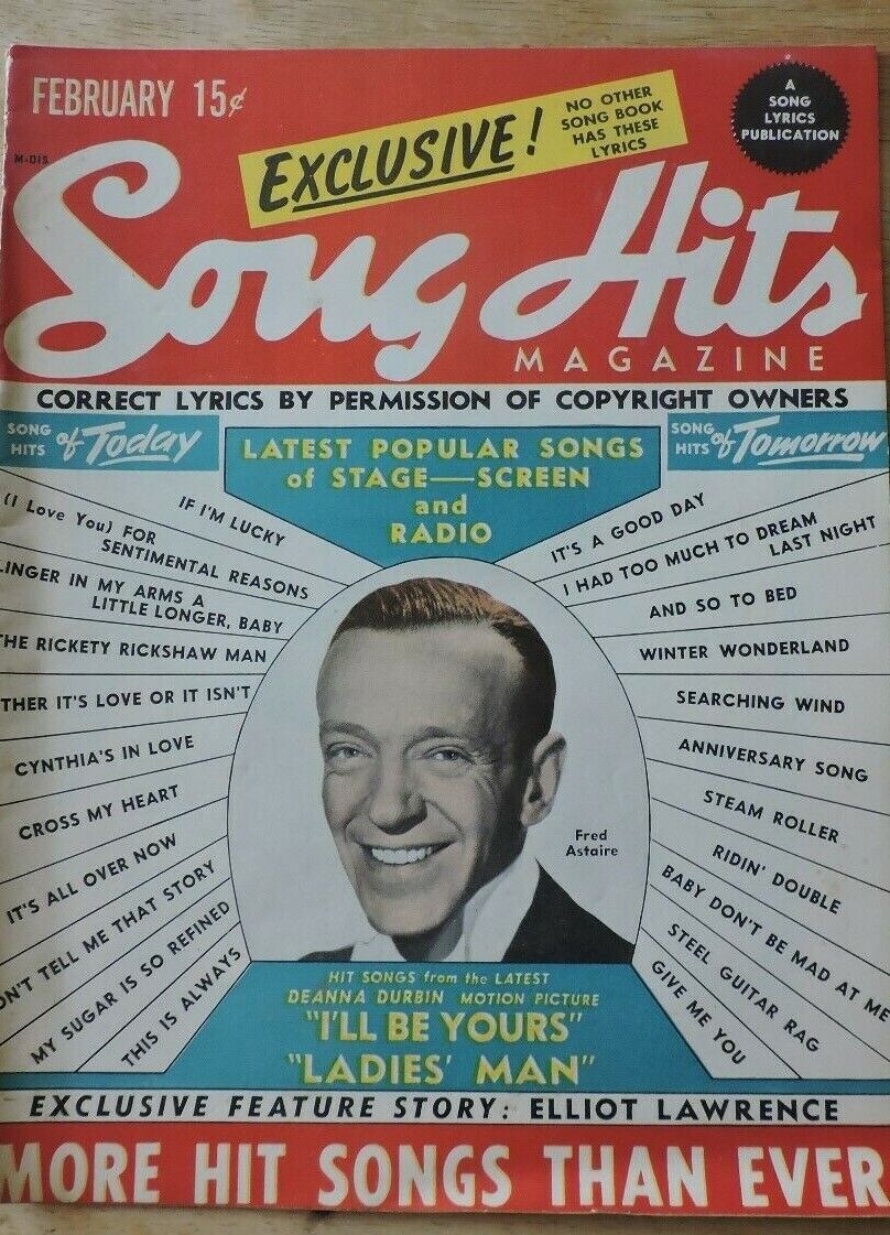 Exclusive Song Hits February 1947 Magazine