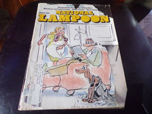 Vintage The National Lampoon Adult Humor Magazine March 1981 Edition