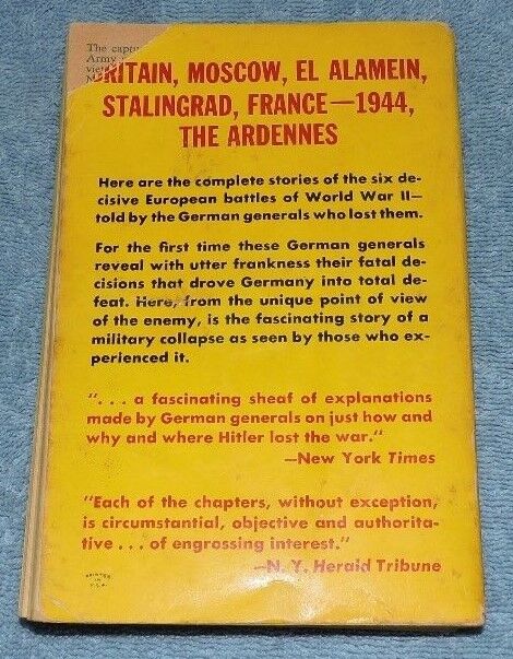 The Fatal Decisions: The Battles of Britain, Moscow, El Alamein, Stalingrad, Etc