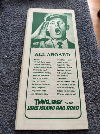 RAILROAD TIMETABLE: LONG ISLAND  JANUARY 21, 1968