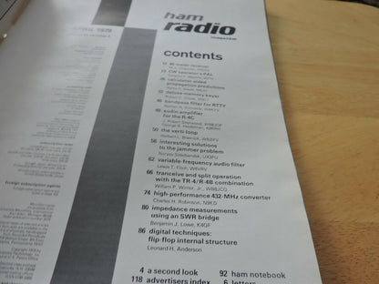 HAM RADIO MAGAZINE APRIL 1979