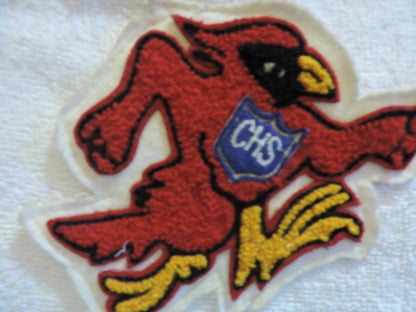CHS CARDINAL PATCH 6 X 4 INCHES FOR COAT OR SWEATER