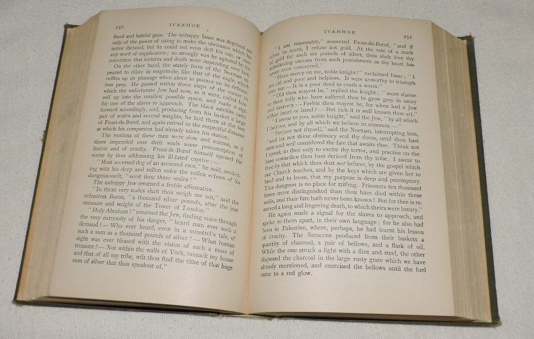 Vintage (1916) Book: "Scott's Ivanhoe, A Romance" Edited by William D Lewis