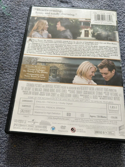 THE HOLIDAY--- CAMERON DIAZ-KATE WINSLET-JUDE LAW-JACK BLACK-2006