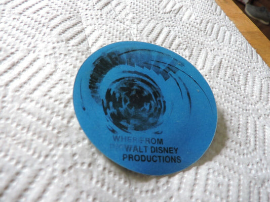 1979 BLACK HOLE  WALT DISNEY 3 INCH  ROUND PIN