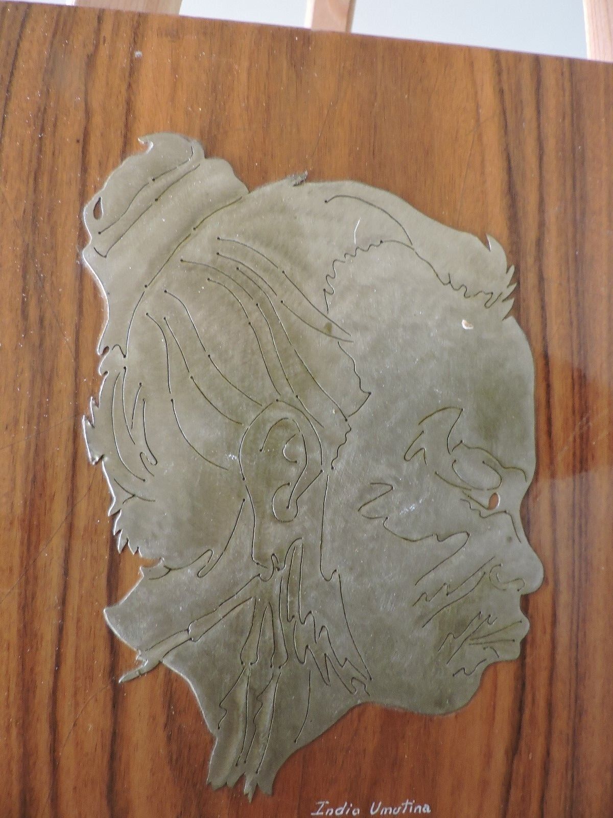 INDO UMATINA METAL ART FROM SAO PAOLO BRASIL 1980 - SIGNED BY ARTIST