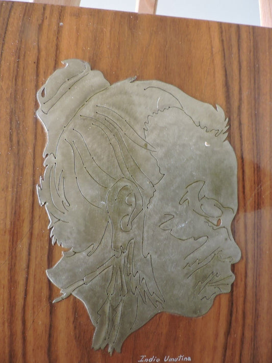 INDO UMATINA METAL ART FROM SAO PAOLO BRASIL 1980 - SIGNED BY ARTIST
