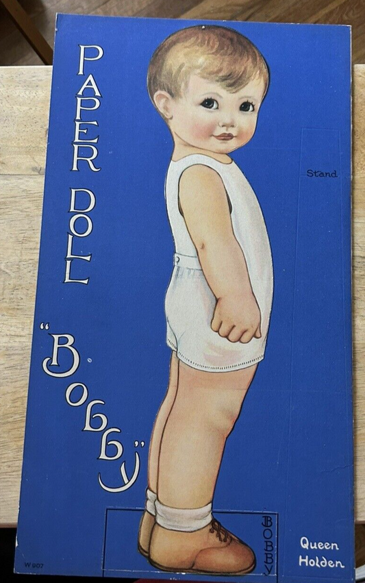 1928: WHITMAN #W907: BOBBY AND JOAN- ORIGINAL-NOT A REPRINT--17 INCHES TALL