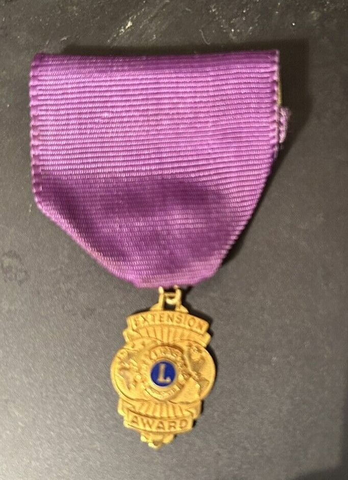 Lions Club: Governors Extension Award Medal (Marked 1/10 10K GF)