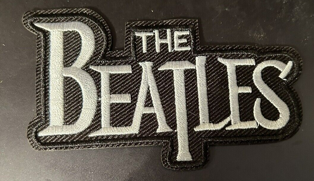 NEW 2 1/2 X 3 1/2 INCH "THE BEATLES" IRON ON PATCH