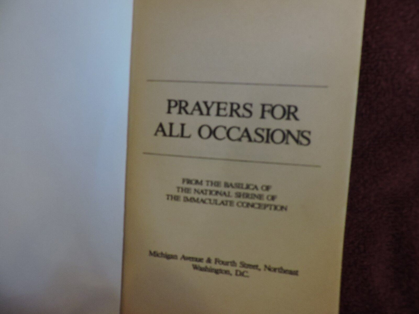 PRAYERS FOR ALL OCCASSIONS