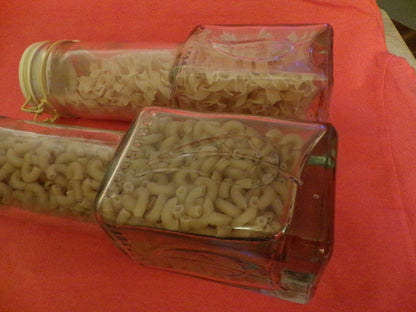 PAIR OF DECORATIVE BOTTLES