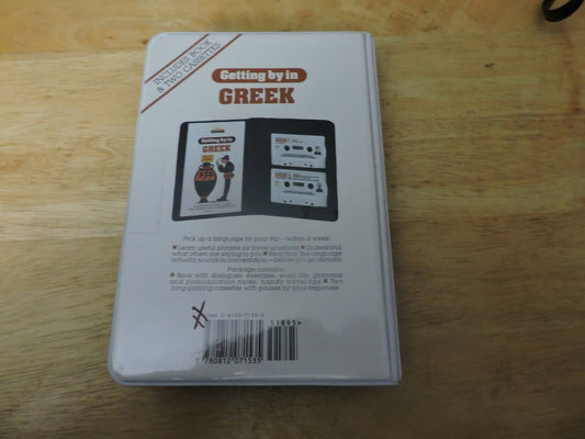 Get By In Greek Barrons Begginers Course  2 CASSETTE TAPES 1983