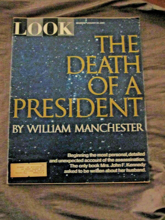 Vintage January 24, 1967 Edition of Look Magazine -The Death of a President, JFK