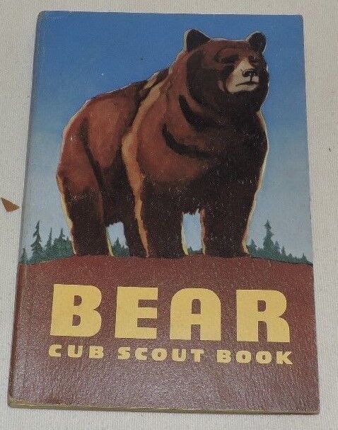 Lot of 2 (One copyrighted 1967 and another copyrighted 1954 Bear Cub Scout Books