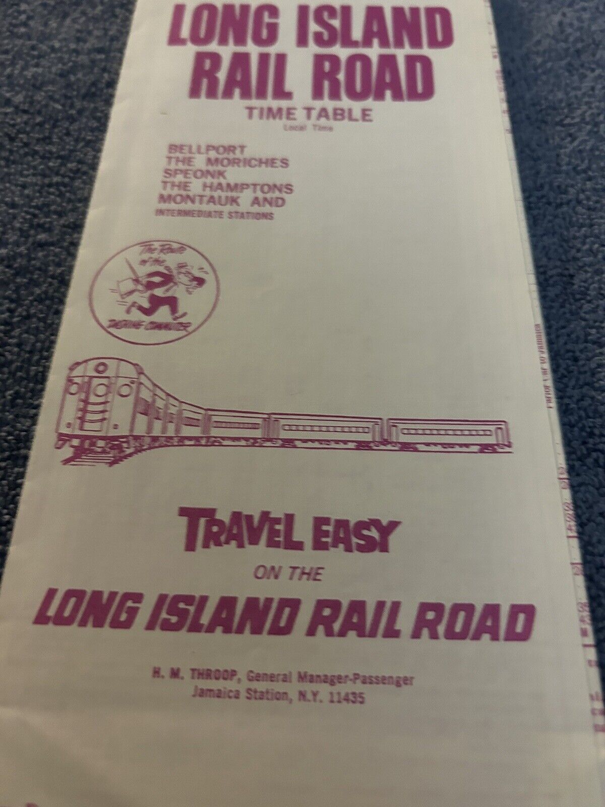 LONG ISLAND RAIL ROAD TIME TABLES  SEPTEMBER 12, 1966