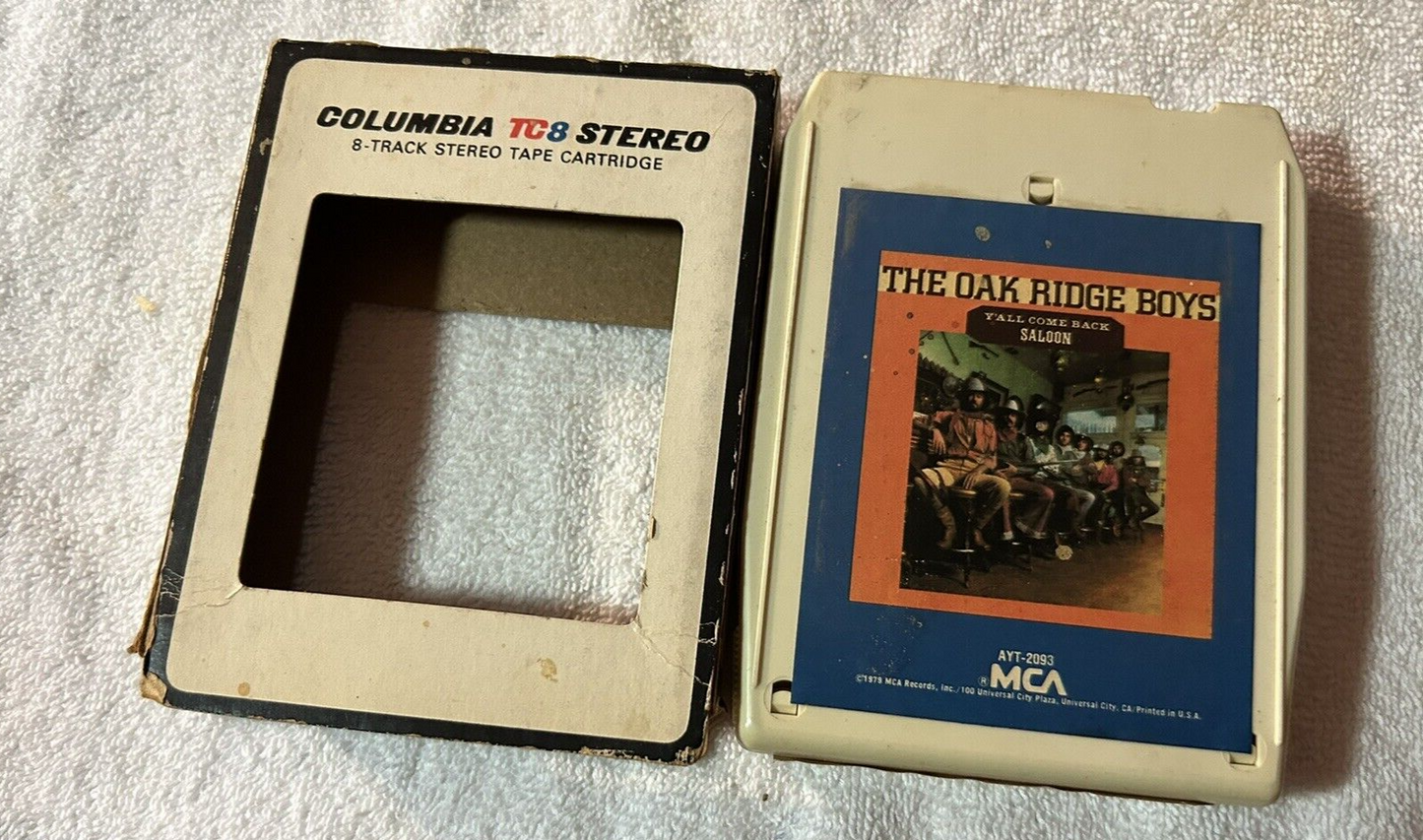 8 TRACK TAPE:  THE OAKRIDGE BOYS  Y'ALL COME BACK SALOON0