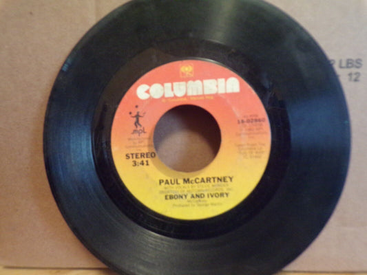 Paul MCartney Presents: Ebony and Ivory/ RainClouds Vinyl Record
