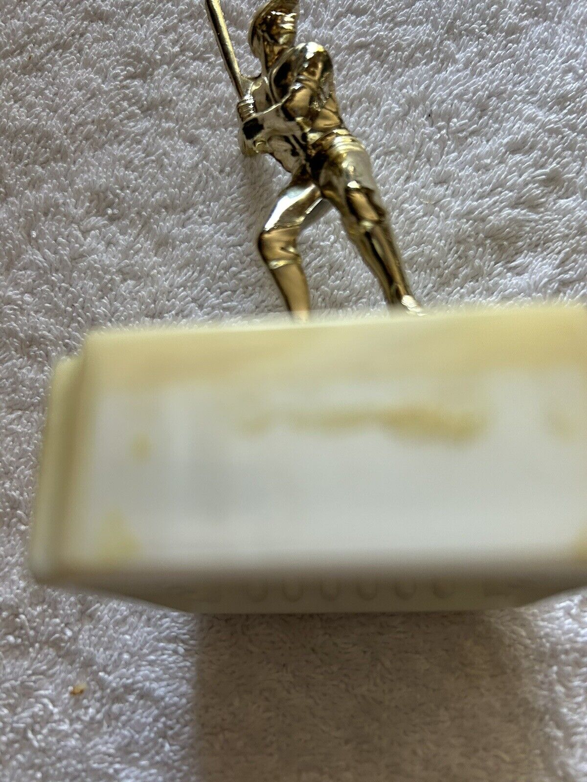TROPHY: BASEBALL BATTER--PLASTIC--4.5X2.5X2.5 INCHES