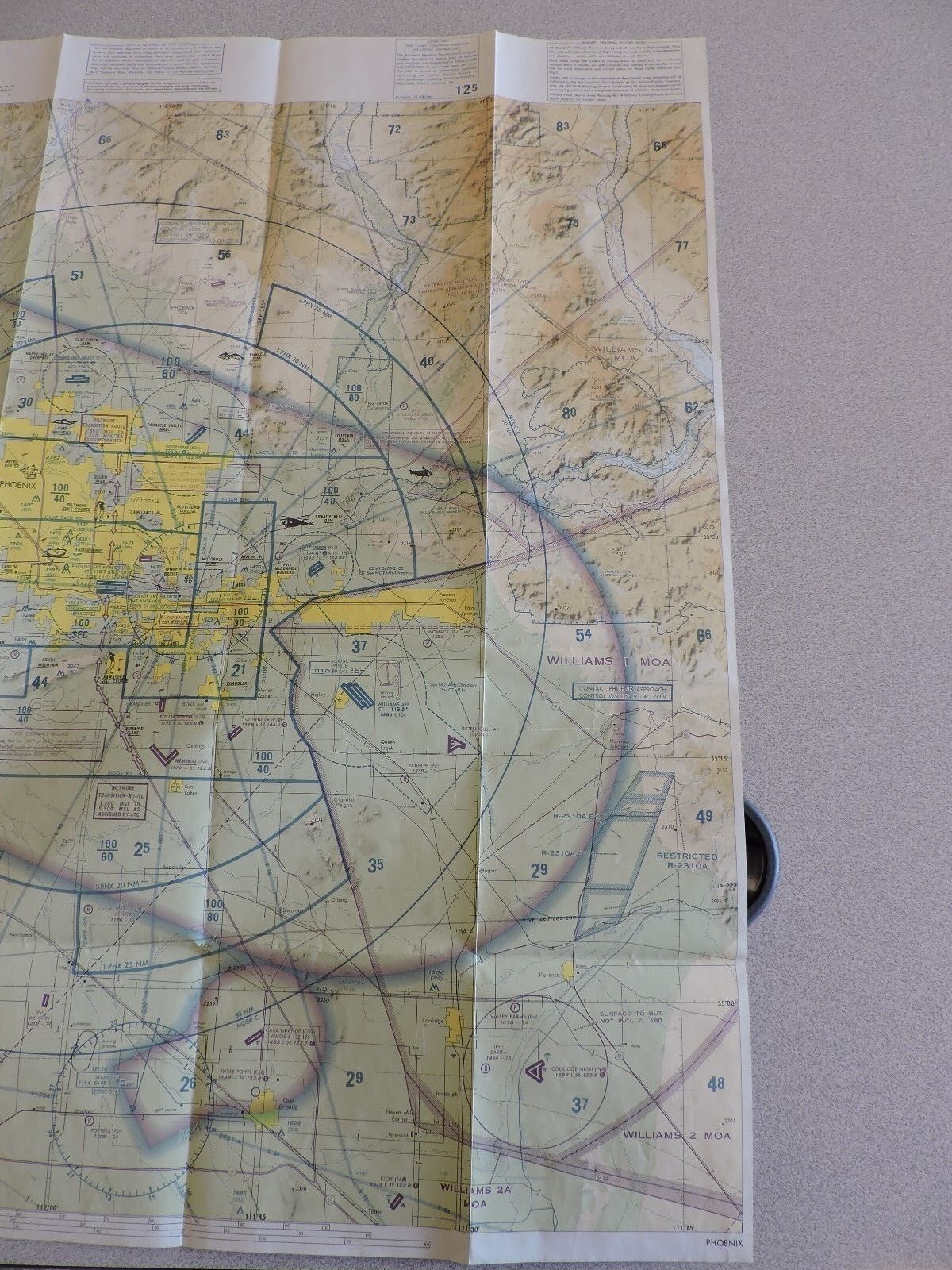 PHOENIX TERMINAL CONTROL AREA CHART 5TH EDITION  NOV. 14,1991