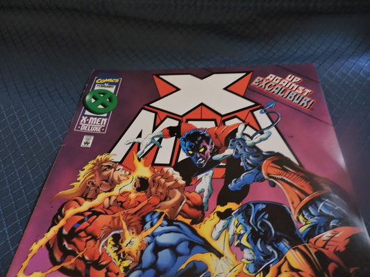 X-MAN  UP AGAINST EXCALIBUR NO. 12, FEBRUARY 1996