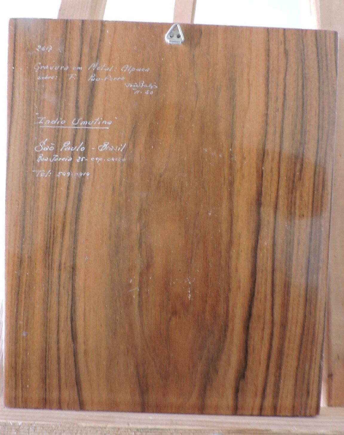 INDO UMATINA METAL ART FROM SAO PAOLO BRASIL 1980 - SIGNED BY ARTIST