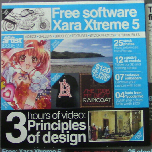 Digital Artist Magazine, Issue 27 with 3+ Hours of Video (Principles of Design)
