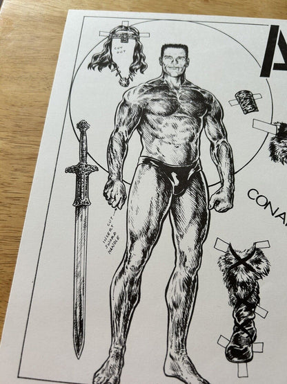 ARNOLD; CONAN, TERMINATOR, BY BARB RAUSCH 1987--RARE FIND