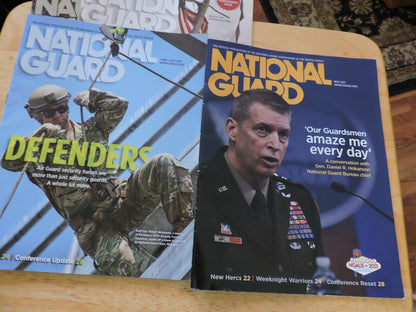 LOT OF 10 NATIONAL GUARD MAGAZINES 2020/2021