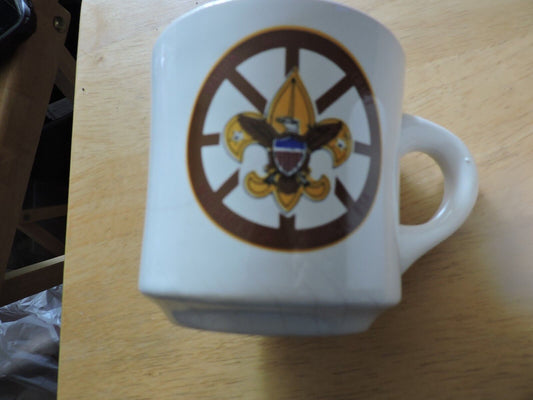 SET OF 2 MUGS: WAGON WHEEL DISTRICT, BOY SCOUTS OF AMERICA, MID AMERICA COUNCIL