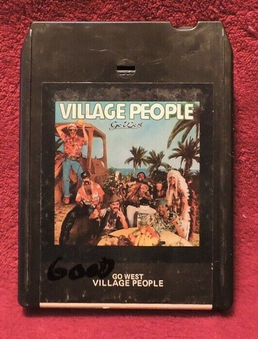 Go West Village People 8 Track Tape