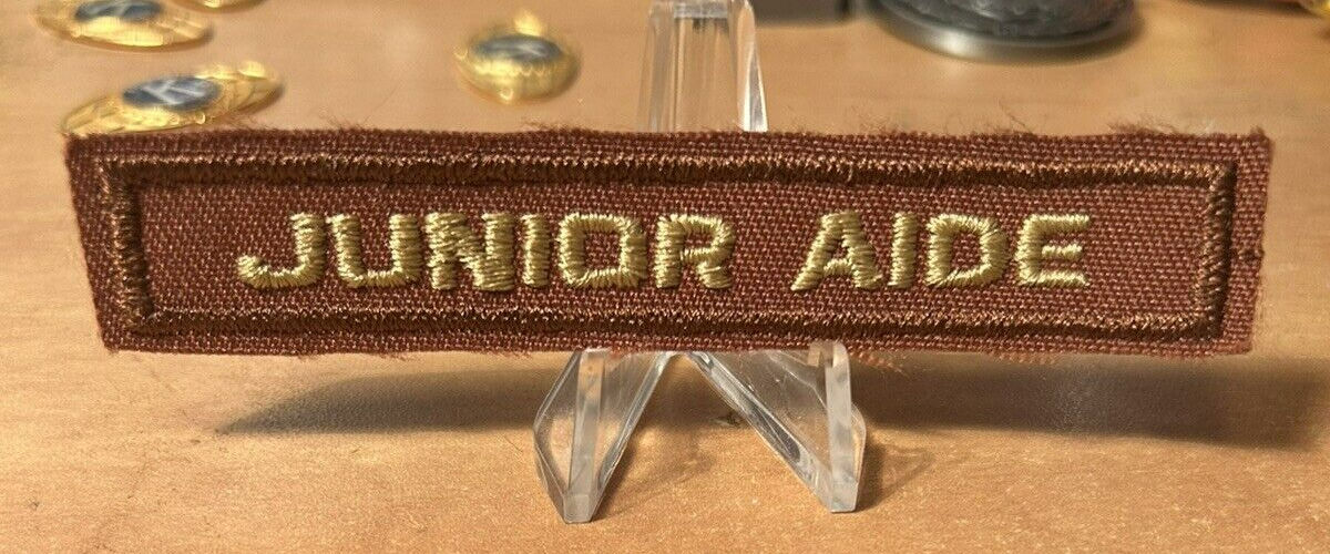 Official Girl Scouts: JUNIOR AID UNIFORM PATCH