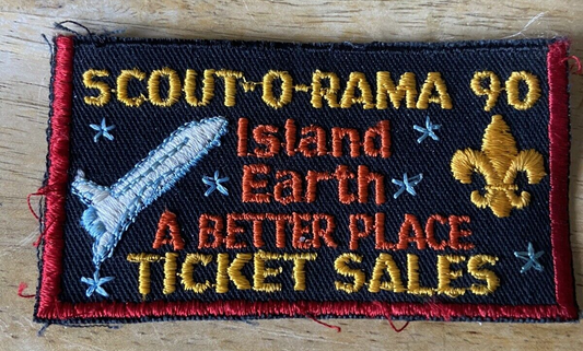 BSA Patch:Scout-O-Rama 1990 Ticket Sales Patch