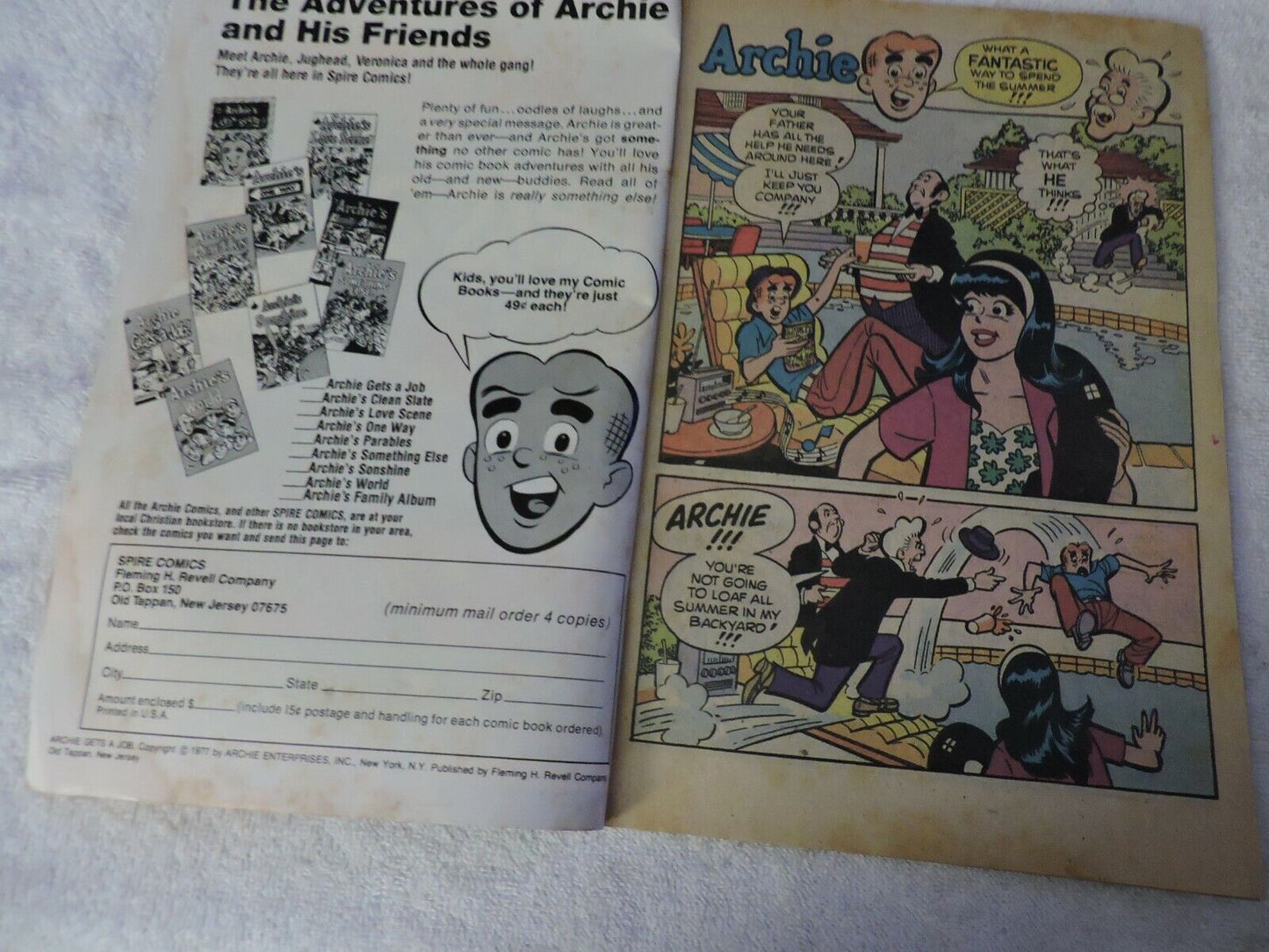 ARCHiE GETS A JOB   UNGRADED