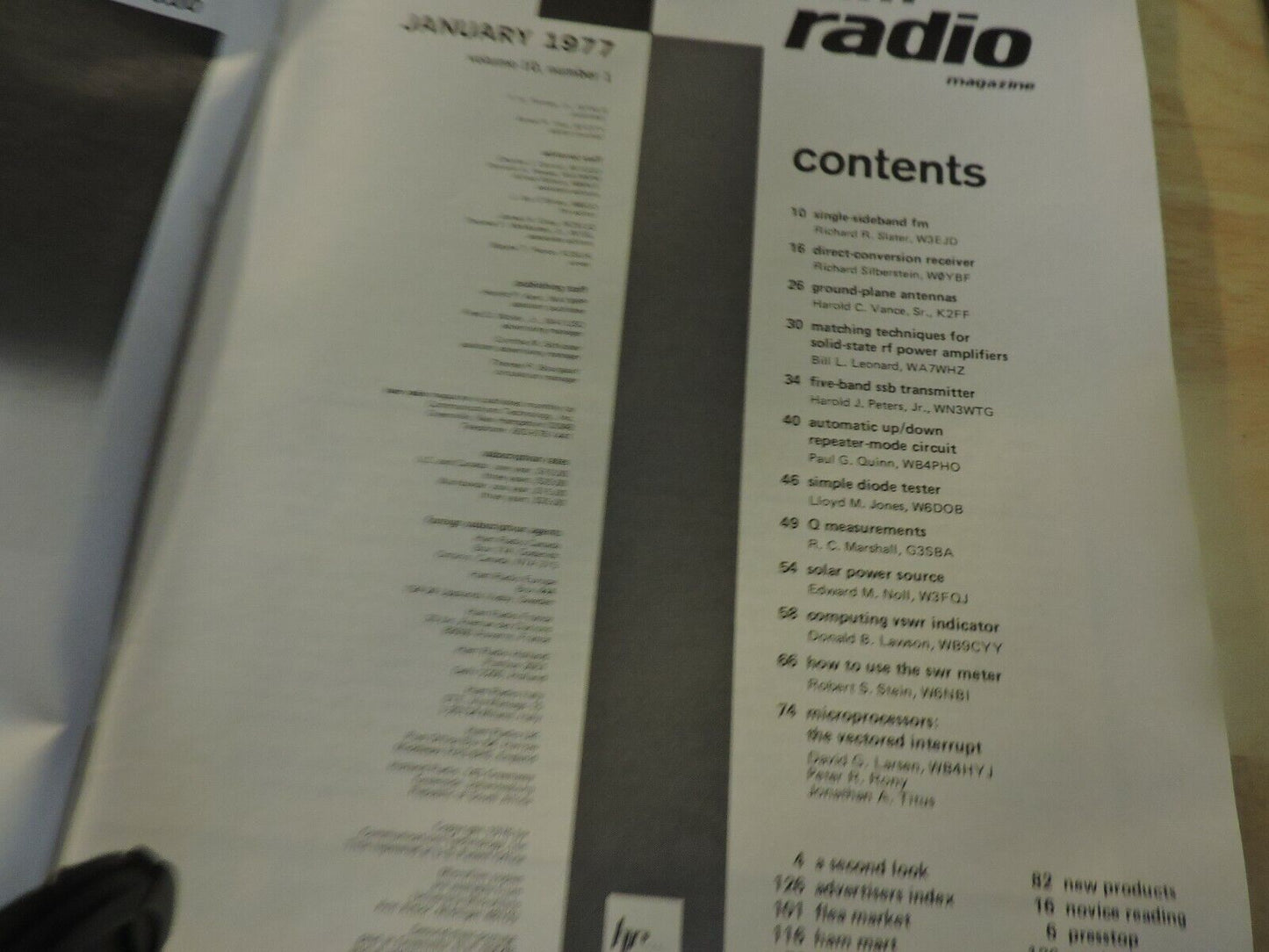 HAM RADIO MAGAZINE JANUARY 1977