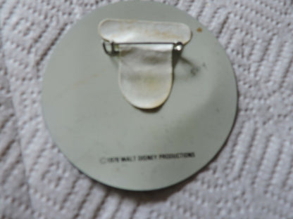 1979 BLACK HOLE  WALT DISNEY 3 INCH  ROUND PIN