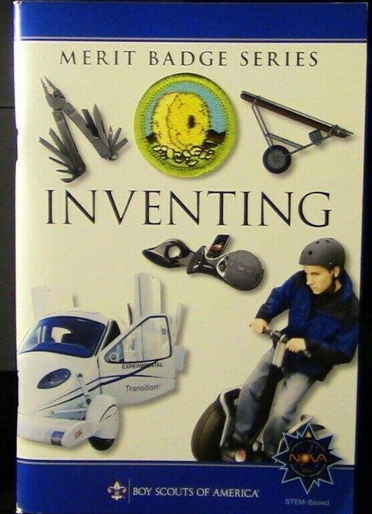 BSA-Merit Badge Series "Inventing" Current Printing